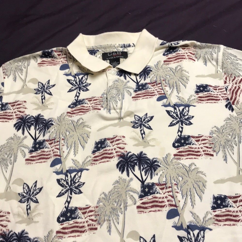 Hawaiian americana polo shirt